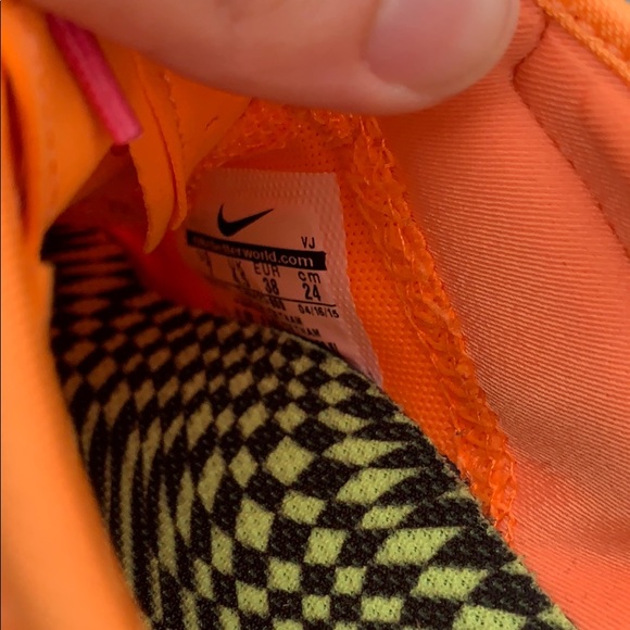 Nike Neon Orange Shoes - Picture 8 of 8